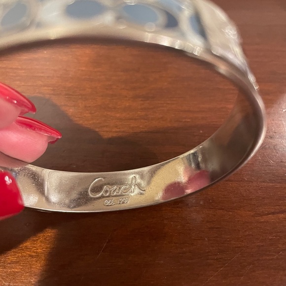 Coach bangle bracelet. Signature C. Three different blue colors. - Picture 5 of 11